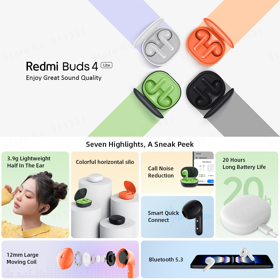 Xiaomi Redmi Buds 4 Lite TWS
