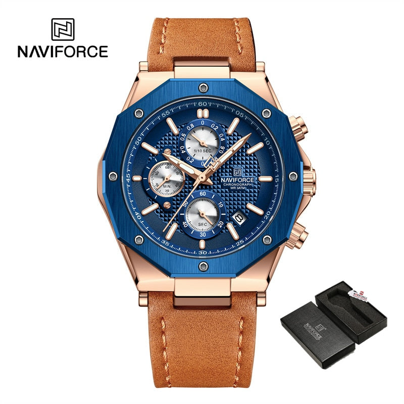 NAVIFORCE Cronógrafo 8028