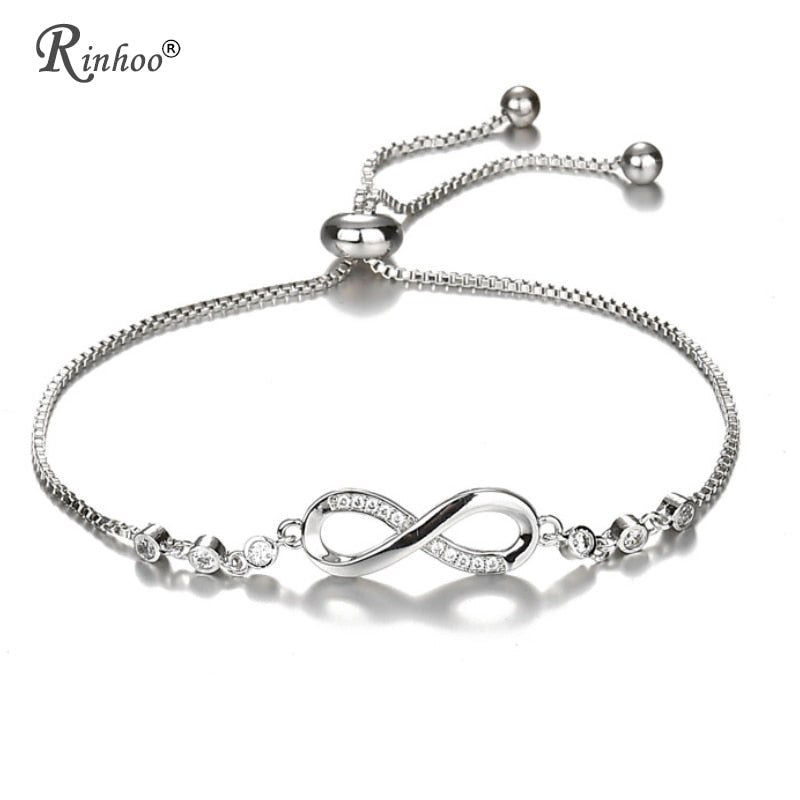 Pulsera metálica símbolo infinito