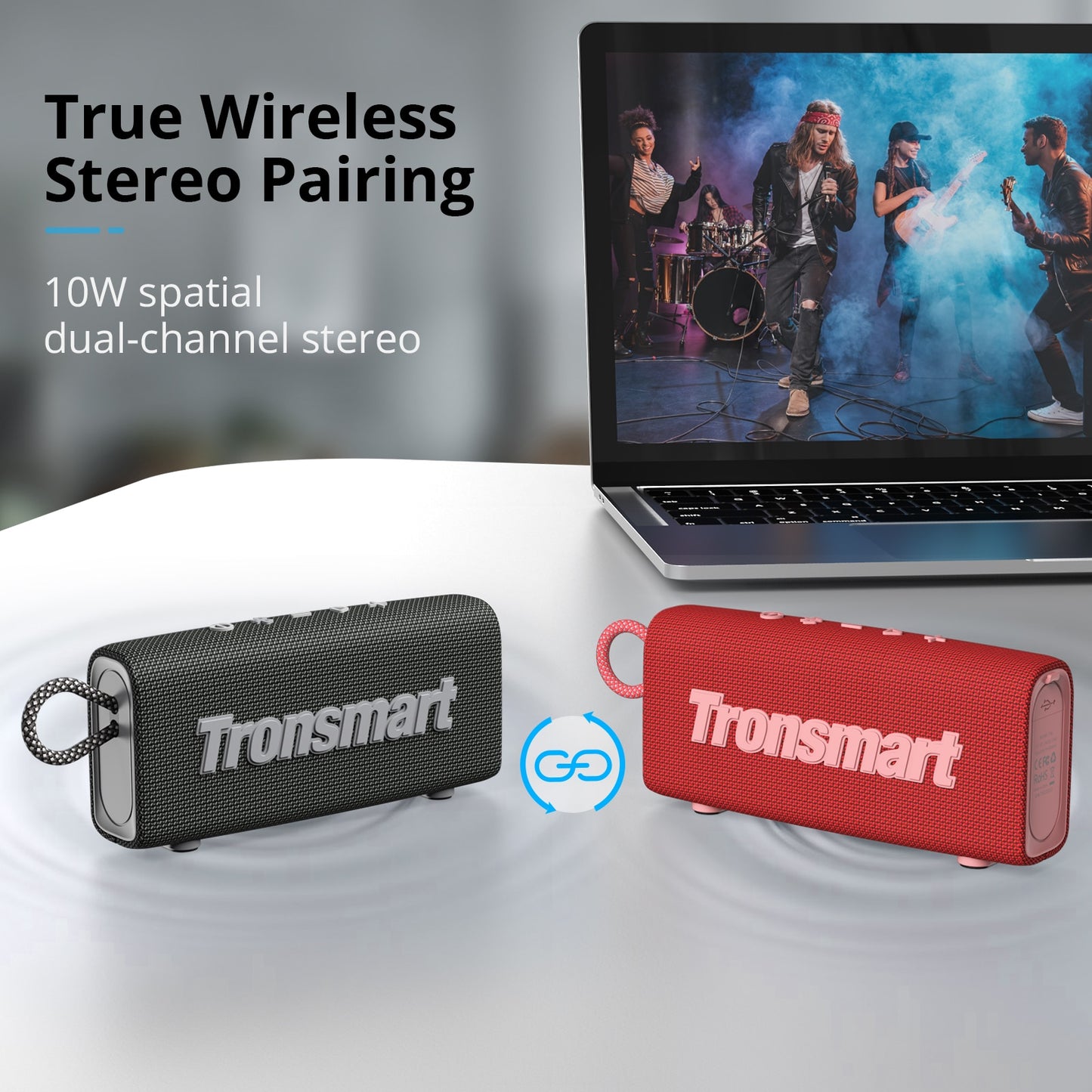 Parlante Tronsmart Bluetooth 5.3 Dual-Driver IPX7
